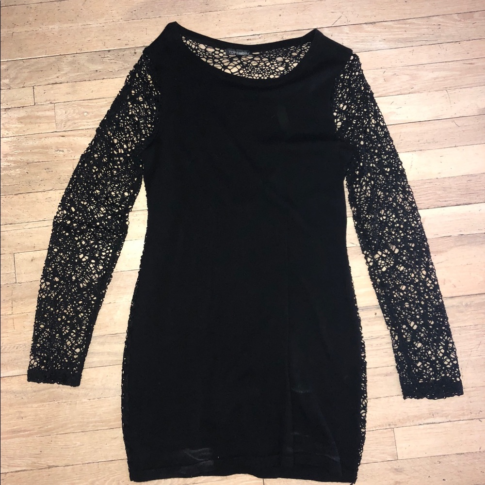 Topshop lace detail dress